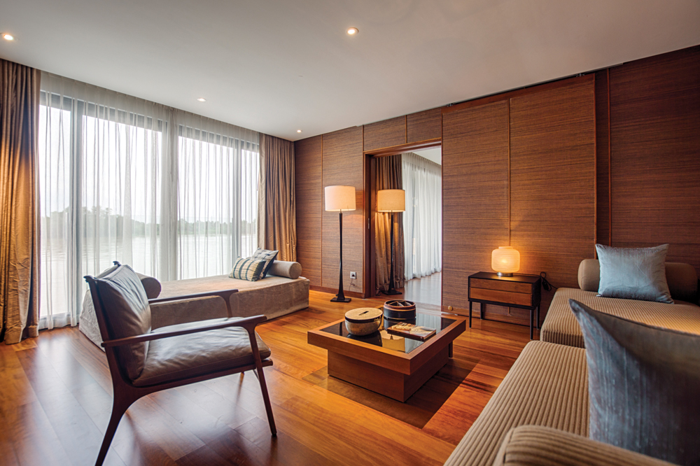 A suite’s interior
